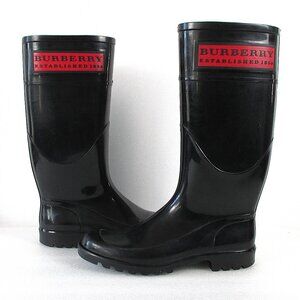 BURBERRY BLACK RAIN BOOTS🌷